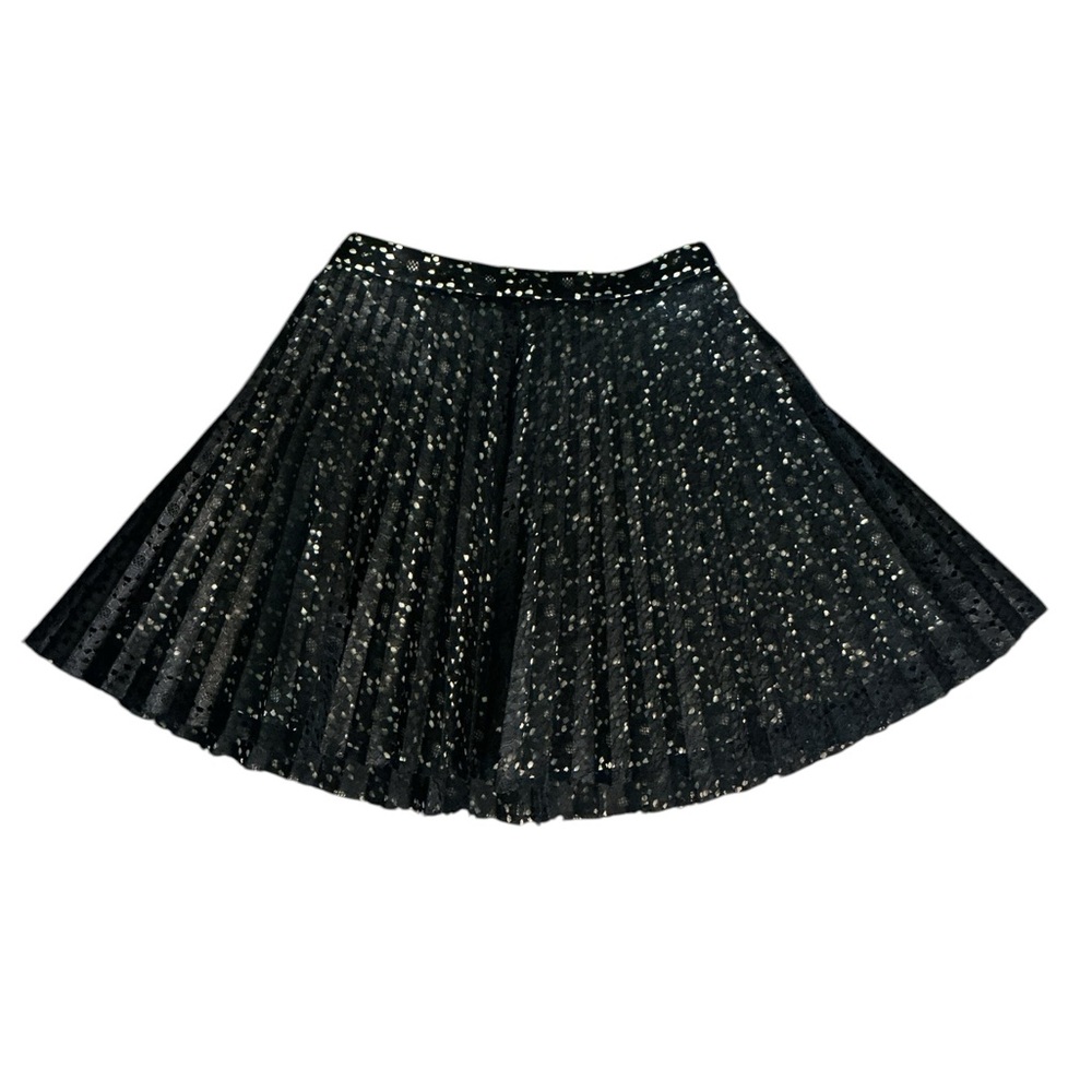 Lover Black Lace Pleated Skirt Size US 6